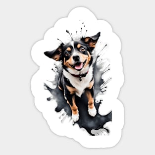 Dog the best friend Sticker